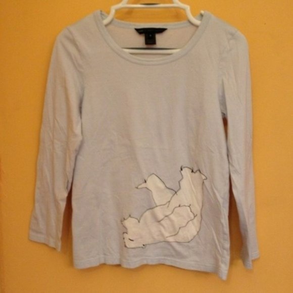 Vintage Marc by Marc Jacobs 100% cotton polar bear whimsical novelty t-shirt - Picture 1 of 6